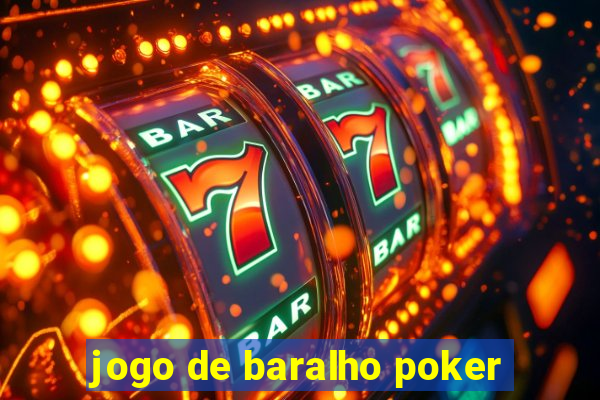 jogo de baralho poker