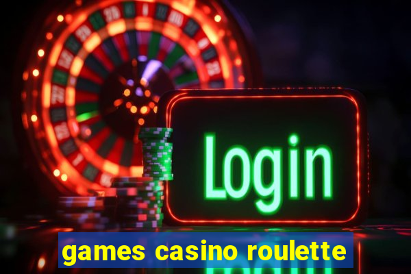 games casino roulette