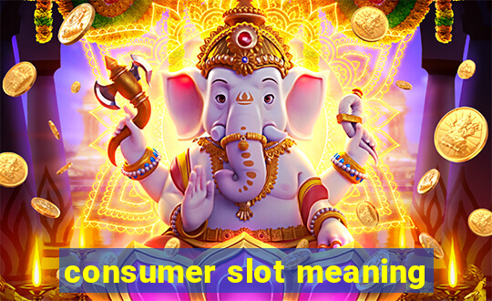 consumer slot meaning