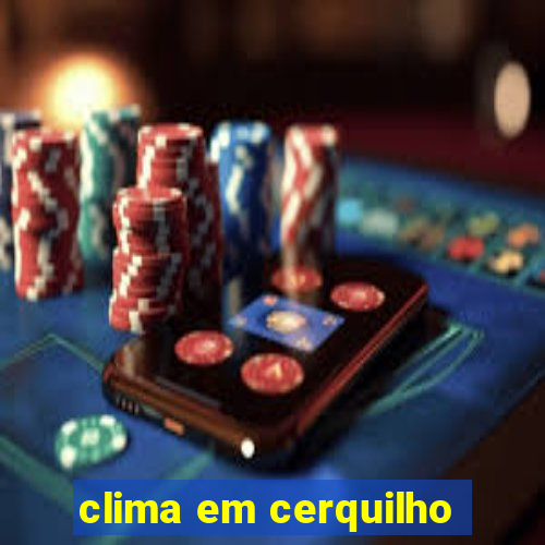 clima em cerquilho