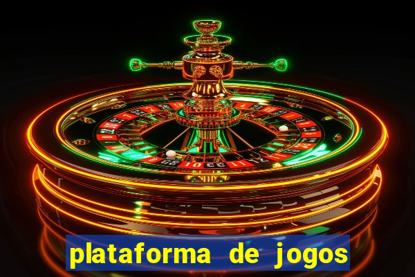 plataforma de jogos nova pagando