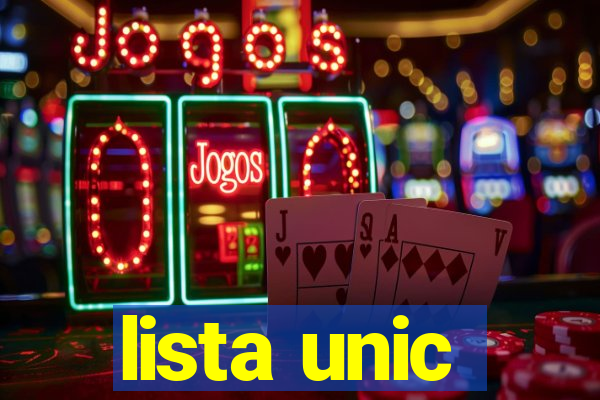 lista unic