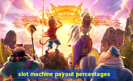 slot machine payout percentages