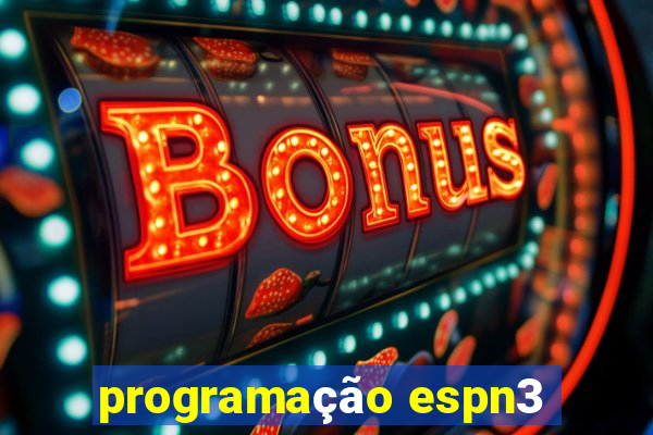 programação espn3