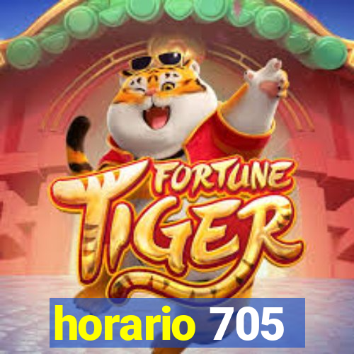 horario 705