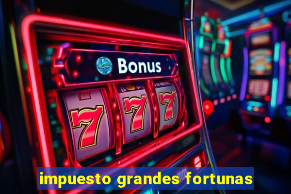 impuesto grandes fortunas