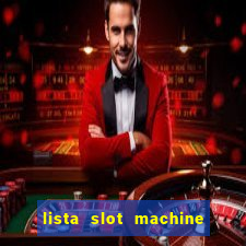 lista slot machine da bar