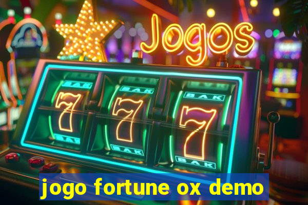 jogo fortune ox demo