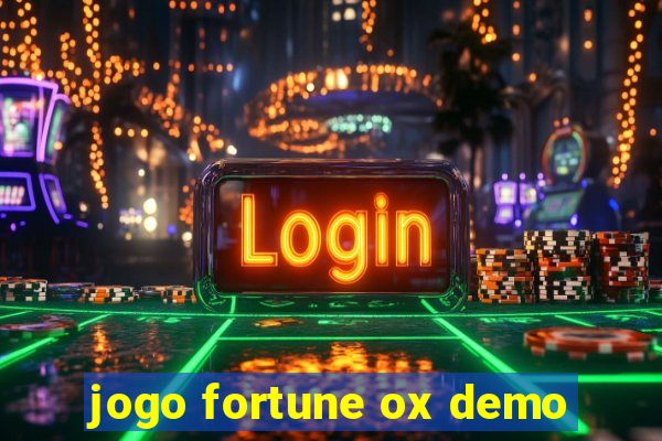 jogo fortune ox demo