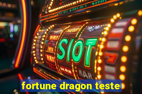 fortune dragon teste