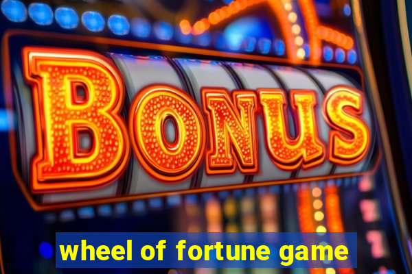 wheel of fortune game