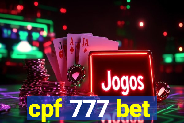 cpf 777 bet