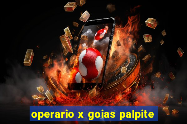 operario x goias palpite