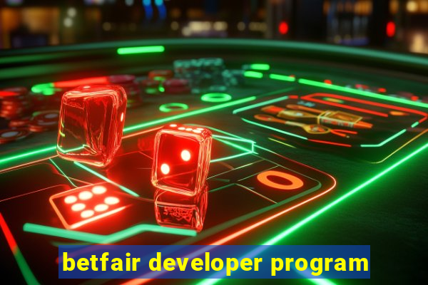 betfair developer program