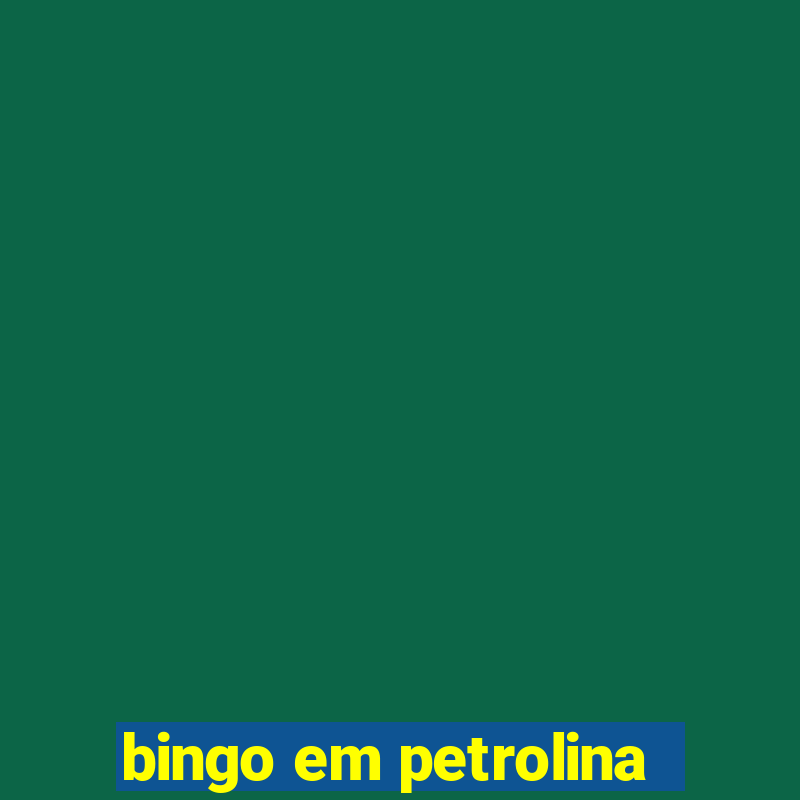 bingo em petrolina