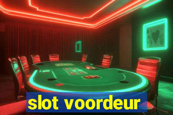 slot voordeur