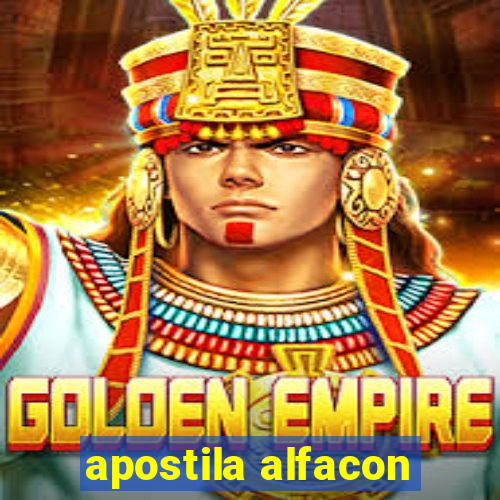 apostila alfacon