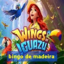 bingo de madeira