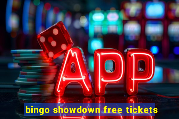 bingo showdown free tickets