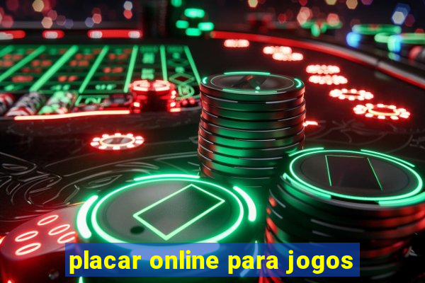 placar online para jogos