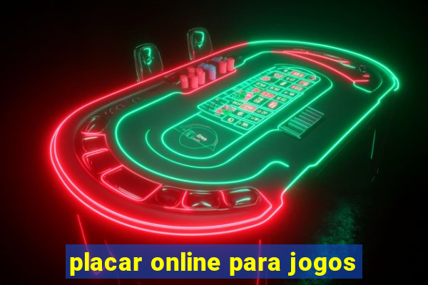 placar online para jogos