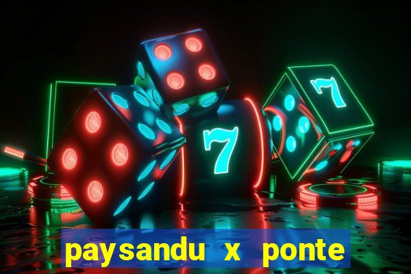 paysandu x ponte preta palpite