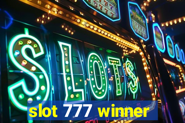 slot 777 winner