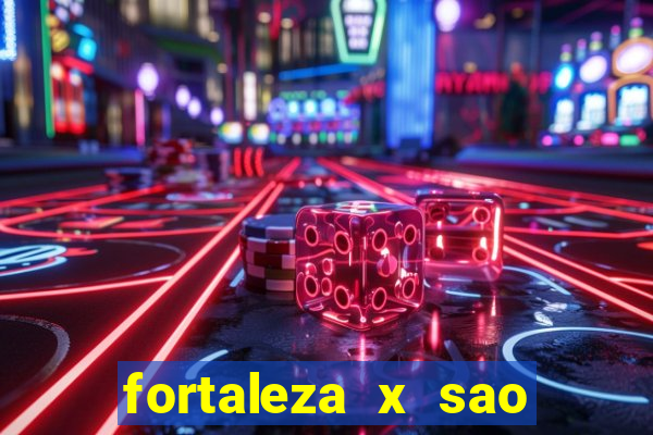 fortaleza x sao paulo palpite