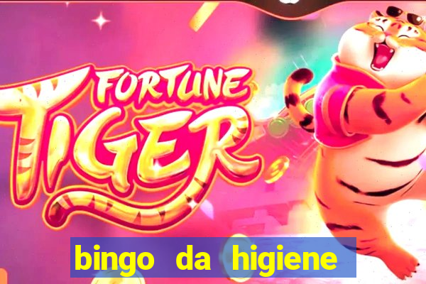 bingo da higiene para imprimir