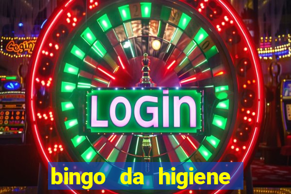 bingo da higiene para imprimir