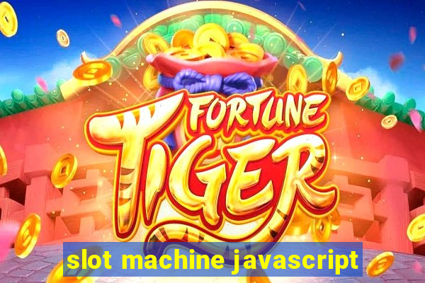 slot machine javascript