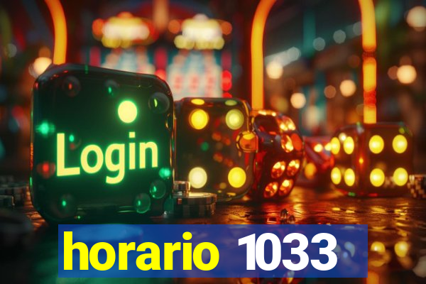 horario 1033