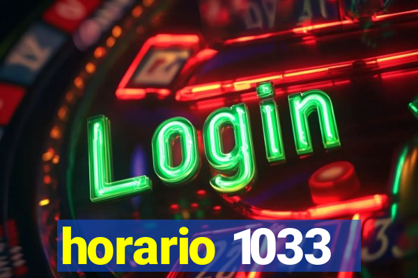 horario 1033