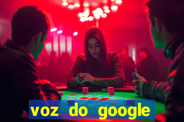 voz do google tradutor homem