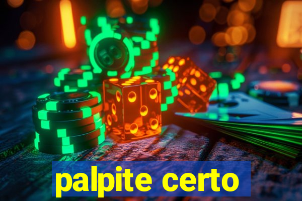 palpite certo