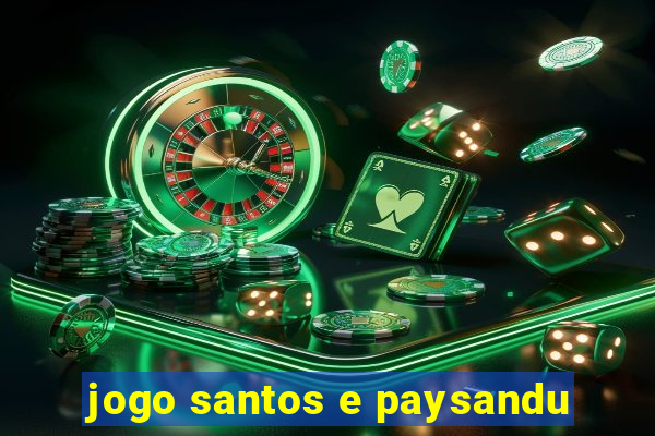 jogo santos e paysandu