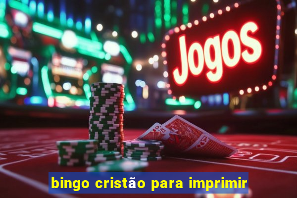 bingo cristão para imprimir