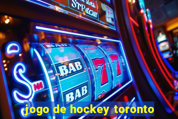 jogo de hockey toronto