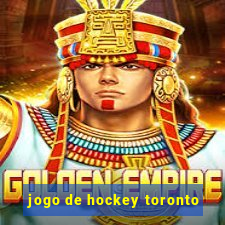 jogo de hockey toronto