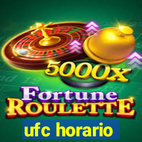 ufc horario