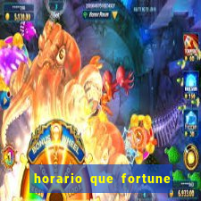 horario que fortune tiger paga