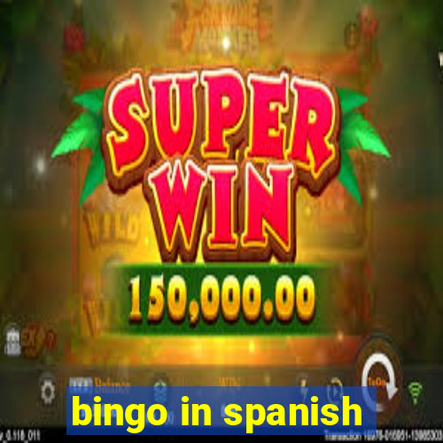 bingo in spanish