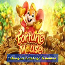 tatuagem botafogo feminina