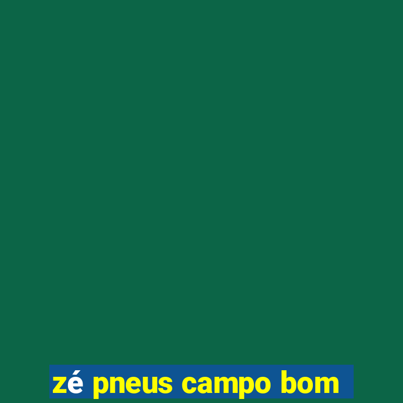 zé pneus campo bom