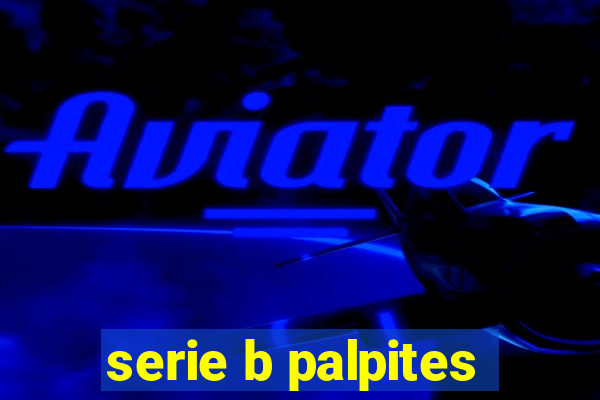 serie b palpites