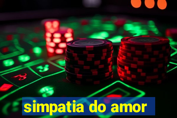 simpatia do amor