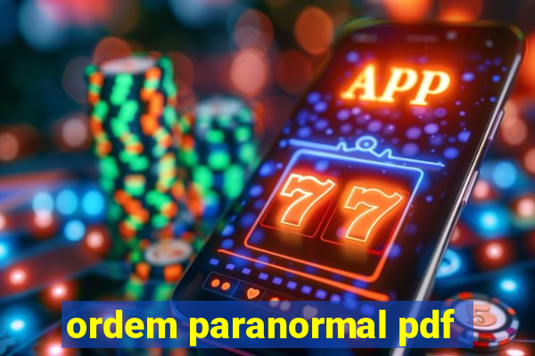 ordem paranormal pdf