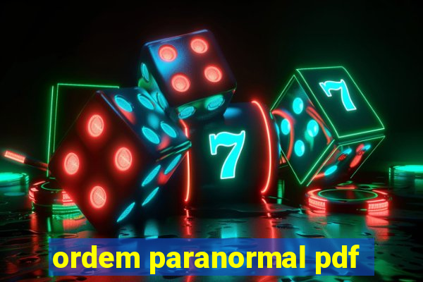 ordem paranormal pdf