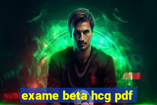 exame beta hcg pdf