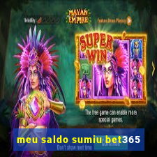 meu saldo sumiu bet365